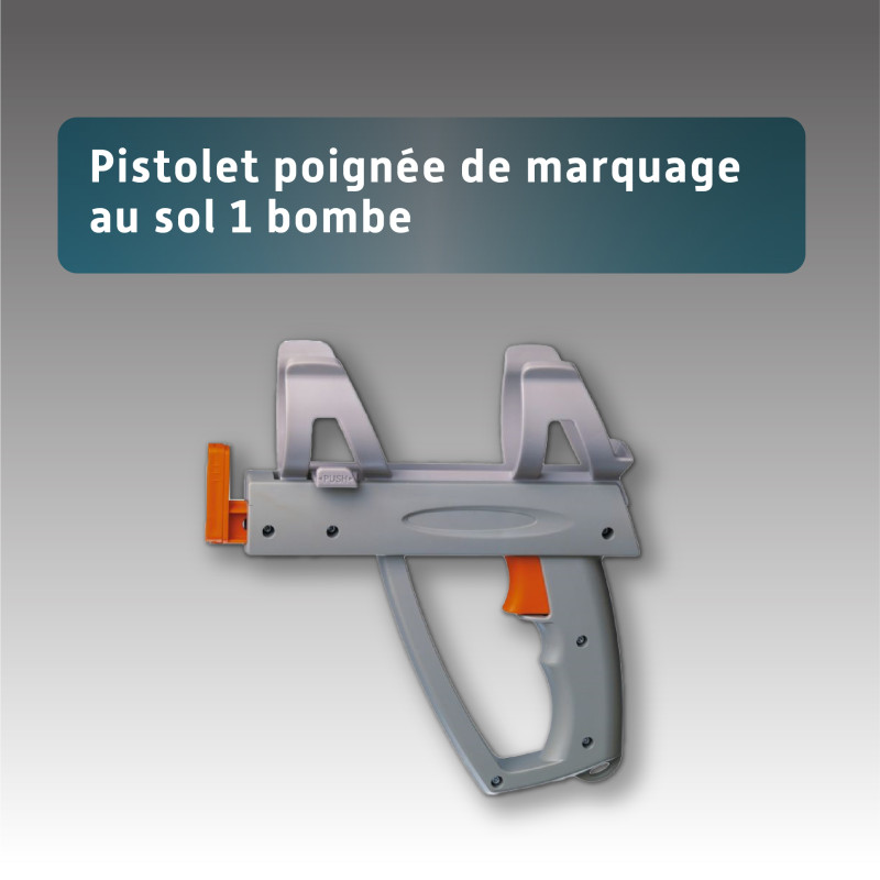 Pistolet poignée de marquage au sol 1 bombe